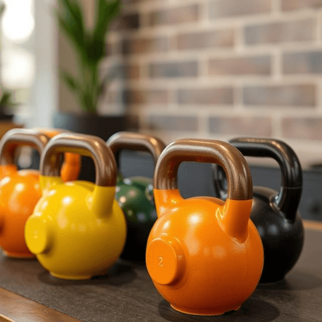 Kettlebells fitness equipments