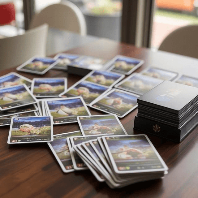 Football memorabilia cards